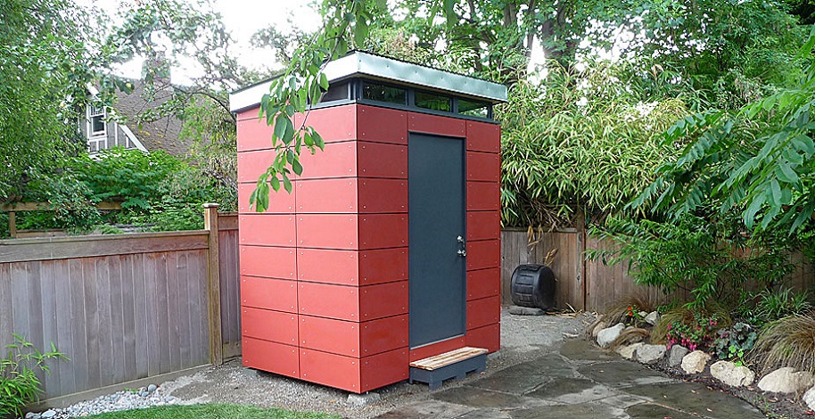 modern tool shed
