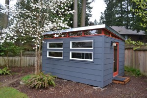 His and Hers Modern-Sheds